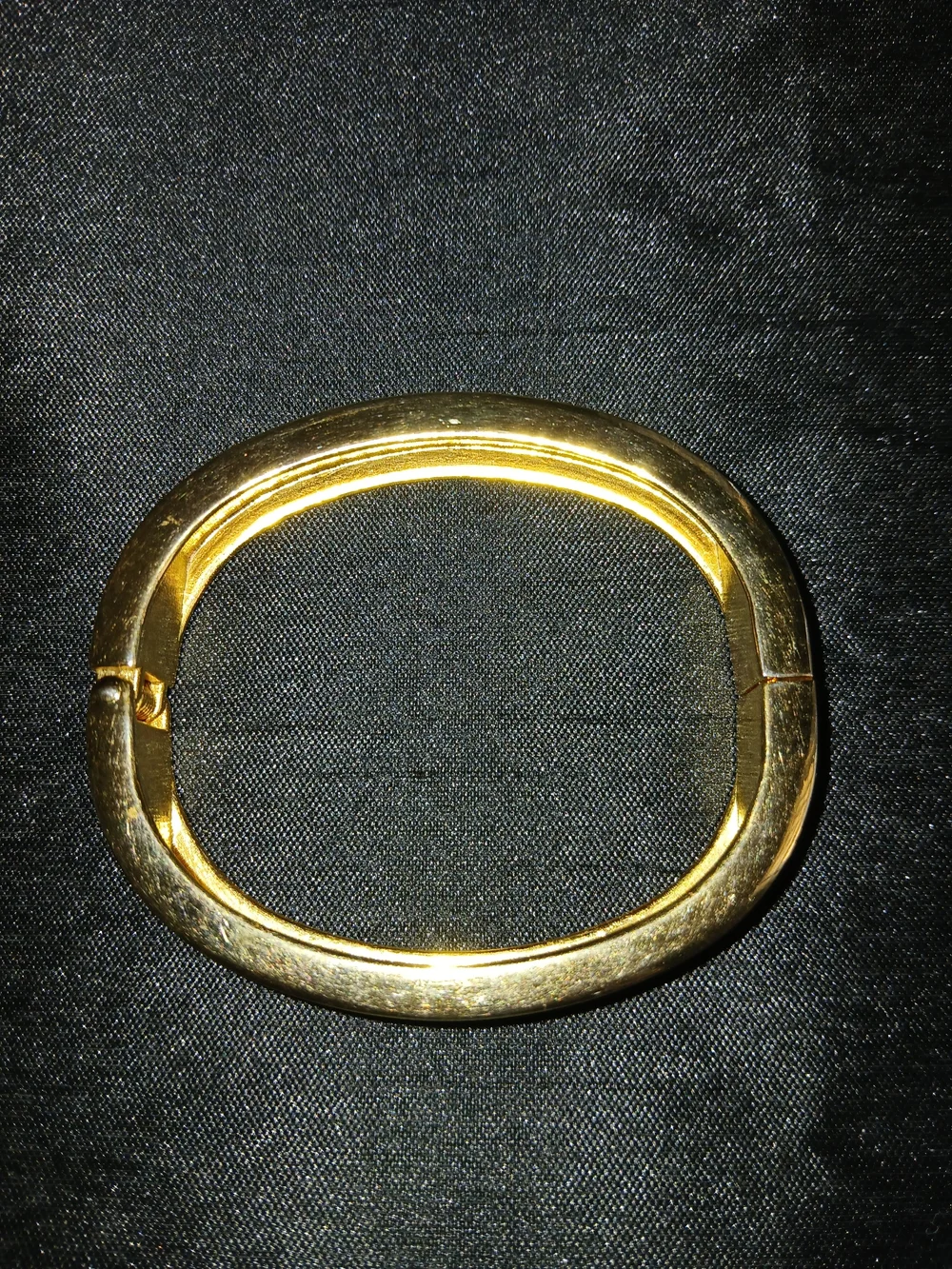 Gold-Tone Multicolor Enamel Women's Bangle Bracelet